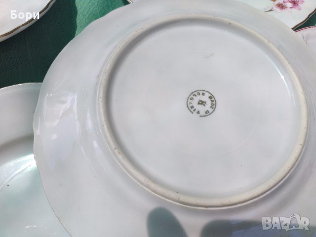 Български порцелан чинии плитки, снимка 9 - Чинии - 33061506