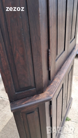 Ретро шкаф ъглов масив, снимка 8 - Шкафове - 51853901