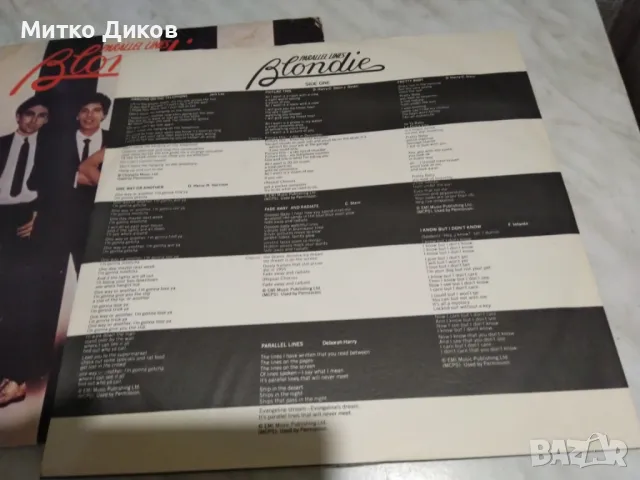  Блонди Blondie Parallel lines голяма плоча, снимка 9 - Грамофонни плочи - 49962068
