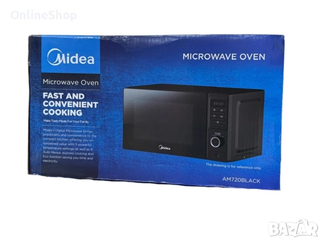 Микровълнова фурна MIDEA с грил 700/1000W, снимка 15 - Микровълнови - 52291086