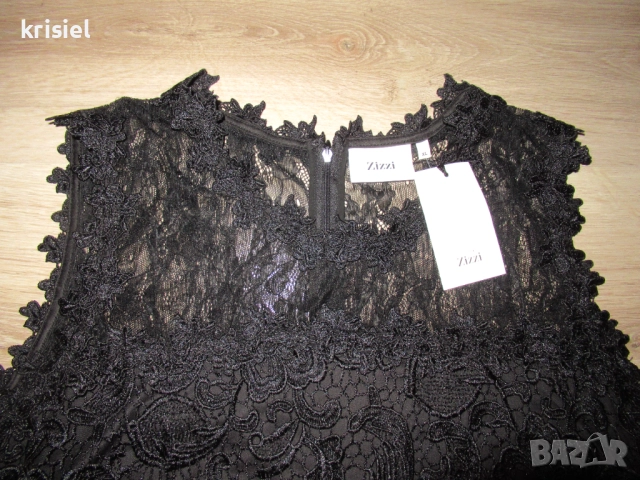 ОФИЦИАЛНА РОКЛЯ РЯЗАНА ДАНТЕЛА--3XL-4XL номер, снимка 3 - Рокли - 52646616