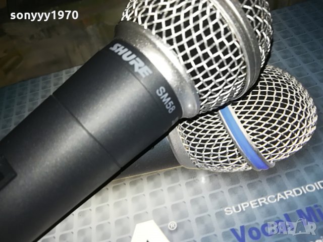 shure комплект-BETA, снимка 4 - Микрофони - 28777476