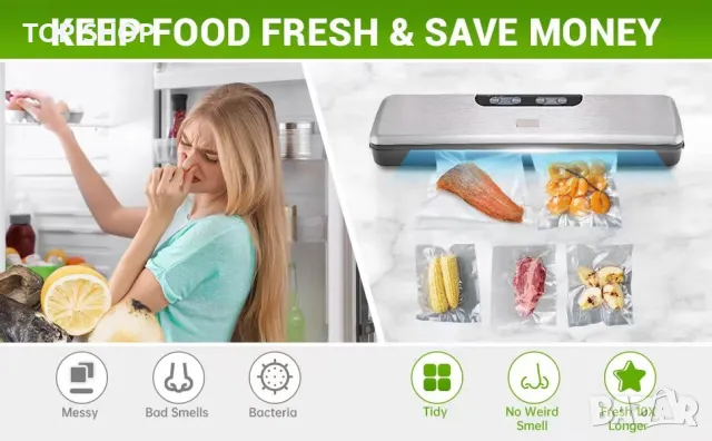 Машина за вакуумно и запечатване на храна Aoresac, снимка 5 - Други - 49106100