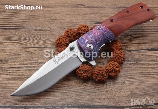 Масивен сгъваем нож browning DA142, снимка 9 - Ножове - 38417482