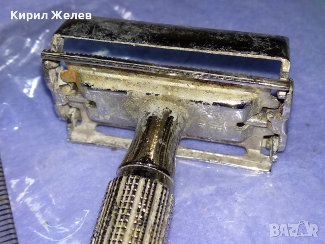 Стара РЕТРО КОЛЕКЦИОНЕРСКИ РЯДЪК МОДЕЛ САМОБРЪСНАЧКА ЖИЛЕТ с МАРКРОВКИ 12486, снимка 8 - Колекции - 43805891