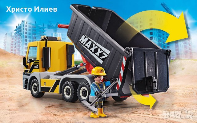 Playmobil 70444 City Action Голям строителен камион Нов конструктор, снимка 3 - Конструктори - 39681850