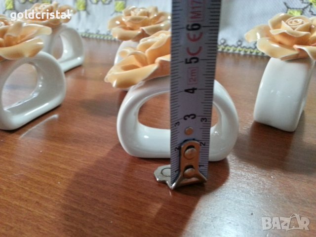 Порцеланови салфетници рингове халки пръстени за салфетки , снимка 6 - Антикварни и старинни предмети - 40551832