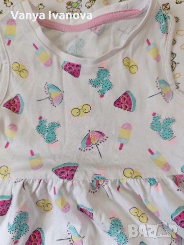 Лот 3 роклички 74-80, снимка 11 - Бебешки рокли - 48844951