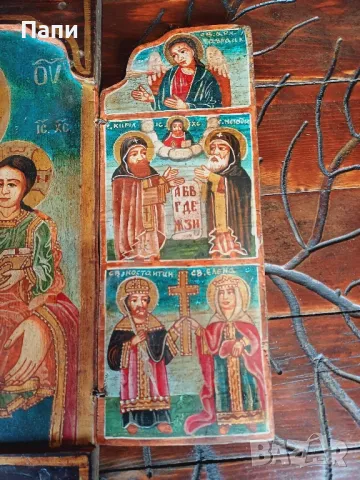 Български триптих от 19-ти век, снимка 5 - Антикварни и старинни предмети - 48245534