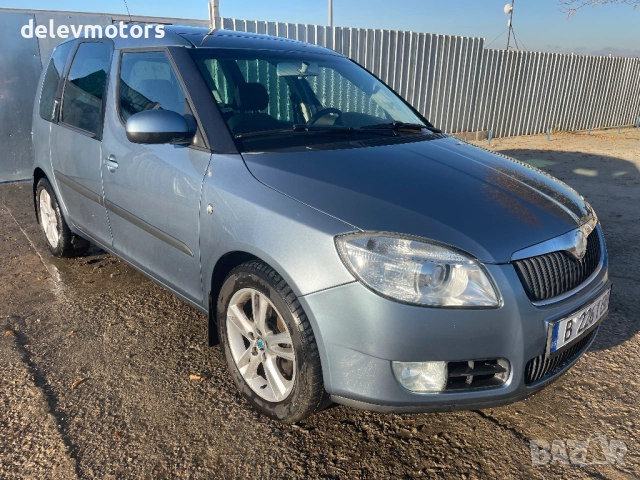 Skoda Roomster 1.6i, 105 кс., автоматик, панорама, 142 000 км. реални километри, обслужена, платени , снимка 3 - Автомобили и джипове - 52677989