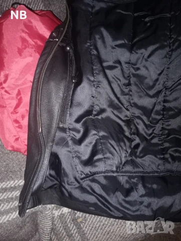 масивно кожено яке с подплата която се маха, снимка 4 - Якета - 51430710