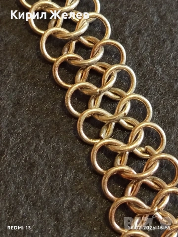 Красиво колие тип броеница с централен камък винтидж стил 51814, снимка 3 - Колиета, медальони, синджири - 53476354