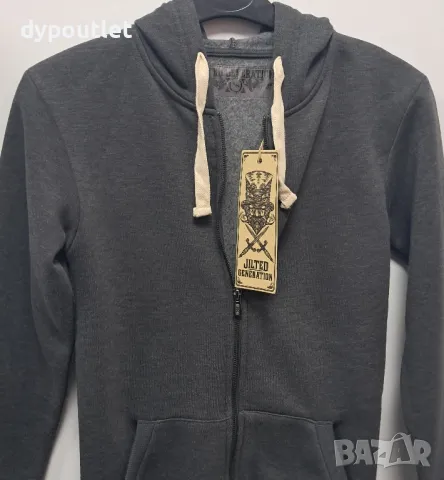 Jilted - Спортен памучен/ватиран/ с качулка суитшърт Generation Skinny, размер - XS., снимка 2 - Суичъри - 48505393