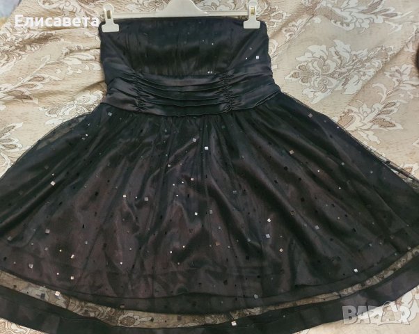 Дамска къса черна рокля , снимка 7 - Рокли - 39139371