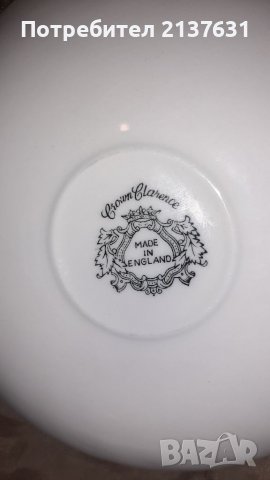 Английски порцеланови чинийки,  с маркировка , снимка 2 - Колекции - 36834354