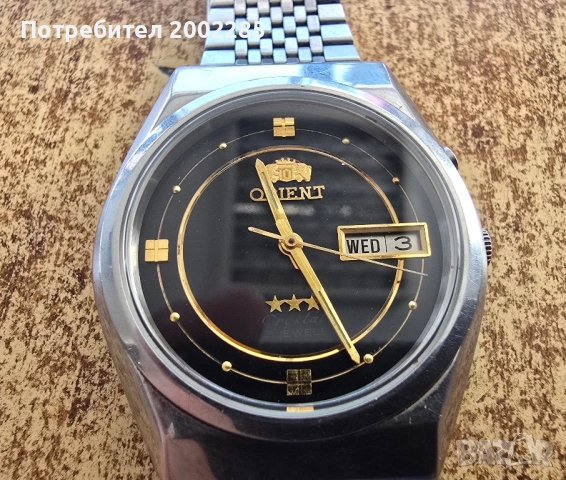 Мъжки ръчен часовник Ориент 3 звезди, снимка 2 - Мъжки - 51609217