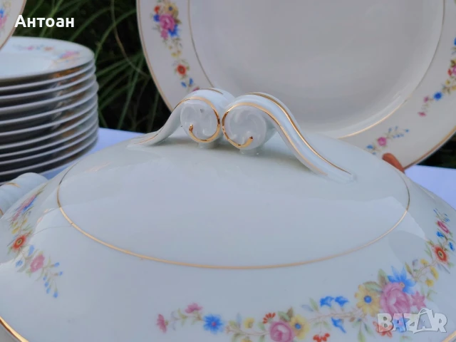 Порцеланов сервиз за хранене -Limoges France , снимка 8 - Сервизи - 50557170