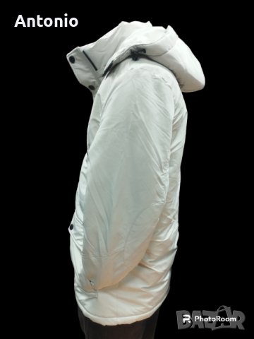 Мъжка шуба 7037 бяла модел 2024г., снимка 2 - Якета - 44101335