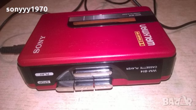 sony wm-b14 walkman-made in japan-внос швеция, снимка 2 - Радиокасетофони, транзистори - 28044575