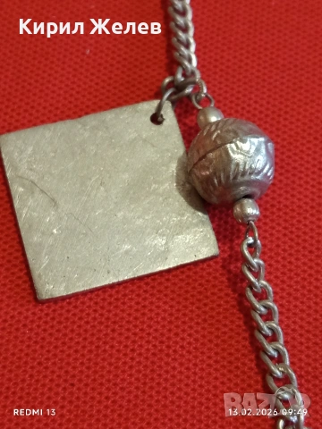 Дамско колие геометричен дизайн Бохо стил подходящ като акцентен аксесоар 51891, снимка 2 - Колиета, медальони, синджири - 53462461