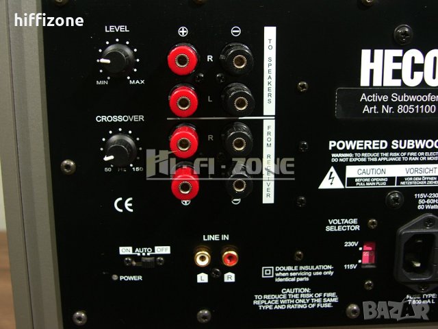 Субуфер Heco sub, снимка 11 - Тонколони - 36600618