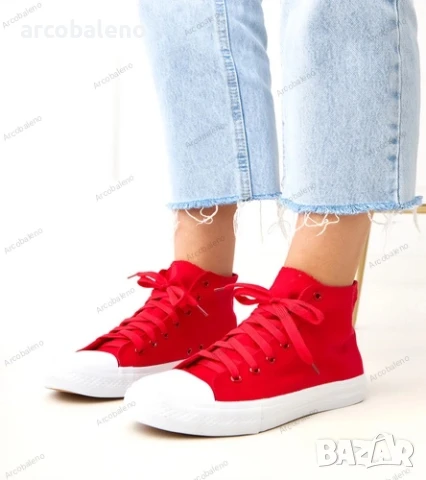 Дамски високи кецове Ghanem, 5цвята , снимка 13 - Кецове - 51168479