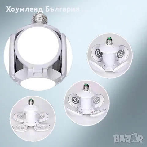 Мощна сгъваема сверична лампа 40W, снимка 6 - Лед осветление - 48770268