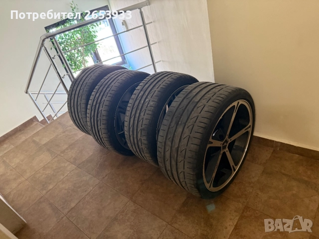 20” Оригинални джанти Schnitzer Type IV спорт пакет с гуми за BMW 3 4 5 6 7 X5 X6, снимка 4 - Гуми и джанти - 51614492