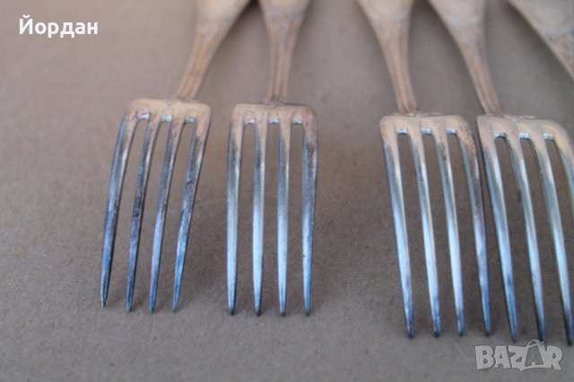 6 броя посребрени вилици , снимка 10 - Прибори за хранене, готвене и сервиране - 43231137