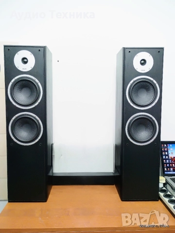 Трилентови тонколони Eltax Universe. Перфектни! Произведени в Дания. 