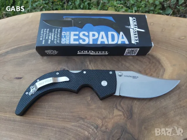 Сгъваем джобен нож Cold Steel Espada, снимка 2 - Ножове - 49333955