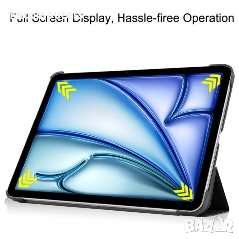 iPad Air 13 (2025) / (2024) Anti-Drop Leather Stand Tablet Cover Кожен Калъф и Протектор, снимка 6 - Калъфи, кейсове - 53006177