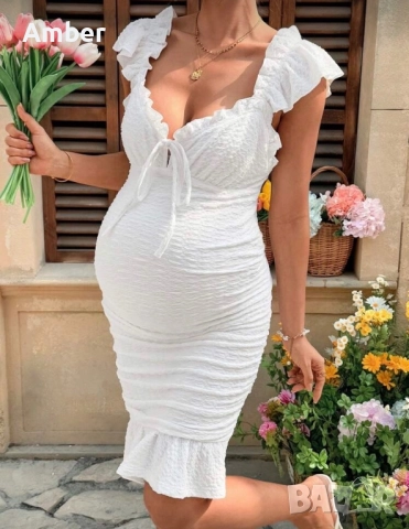 Рокли за бременни, снимка 6 - Рокли - 52289306