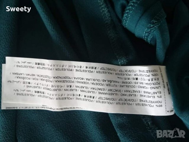 Зелена рокля Манго размер L, снимка 4 - Рокли - 33093479