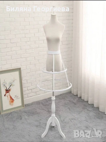 Кринолин за абитуриентска къса рокля бял, снимка 2 - Поли - 51150940