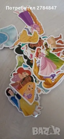 Стикери Дисни принцеси 50 броя , снимка 2 - Други - 48042282