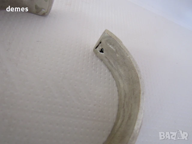 Сребърна гривна с жирафски косъм от Етиопия, снимка 6 - Гривни - 50751302