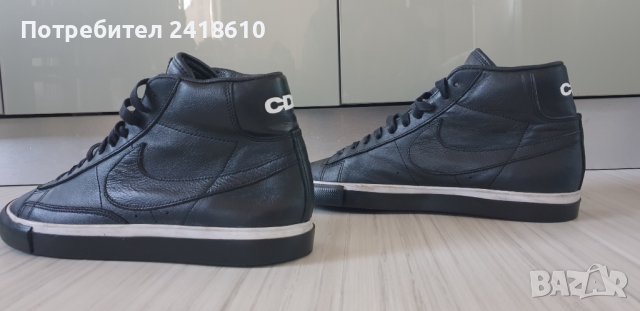Nike x Comme Des Carcons Leather Sneakers Mens Size 42/26.5 UK 7.5 US 8.5 ОРИГИНАЛ! Мъжки Кецове Ест, снимка 7 - Кецове - 43989124