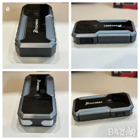 Авариен стартер за акумулатор за автомобили Popdeer 3000А 23800mAh, снимка 4 - Аксесоари и консумативи - 47920705