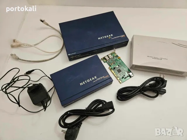 Switch Суич Netgear 8 port Router Print Server , снимка 2 - Суичове - 49781156