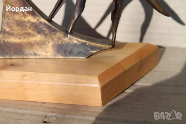 Бронзова пластика, снимка 10 - Антикварни и старинни предмети - 49061995