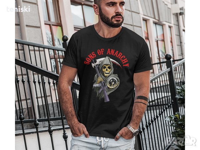 Тениска Sons of Anarchy 4 модела всички размери, снимка 7 - Тениски - 29496662
