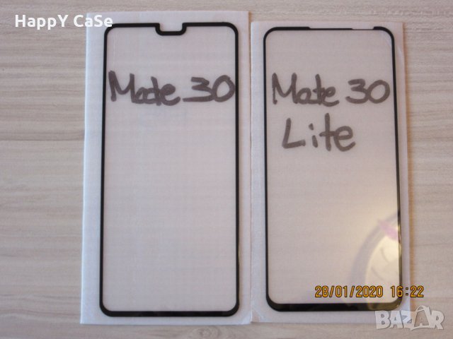 5D ЦЯЛО ЛЕПИЛО Стъклен протектор за Huawei P30 LITE MATE 30 LITE, снимка 7 - Фолия, протектори - 24989530