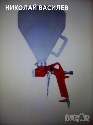 Пистолет за мазилка   и  боядисване  /  шприц / хоросан  и  др . с  3 дюзи / Питай наличен ли  е   ., снимка 2 - Други инструменти - 44421980