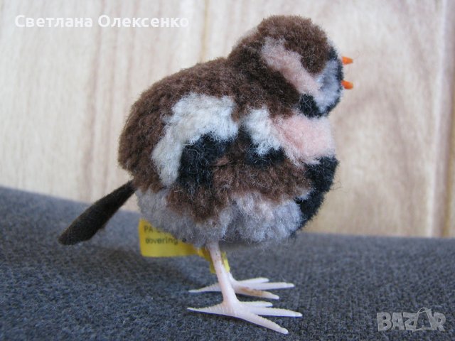  Колекционерска мека играчка Steiff Sparrow врабче, снимка 1 - Колекции - 37734252