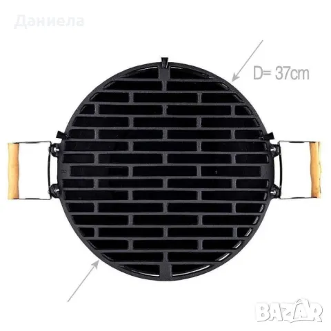 Чугунено барбекю Muhler 632, 37xH48cm, снимка 2 - Барбекюта - 49259155