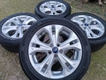 Лети джанти 17ки 5х108 Ford + летни гуми 225/50/17 Hankook, снимка 1