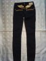 Дамски черни дънки слим модел Robins Jeans, снимка 4