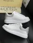 Alexander McQueen Дамски Бели Маратонки С Кристали👟Дамски Спортни Обувки С Камъни Код E183, снимка 2