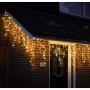 1️⃣2️⃣ Метра Висящи Коледни Лампи Тип Завеса / Топла Бяла Светлина - ⚠️29,90лв. 8режима на Светене I, снимка 3